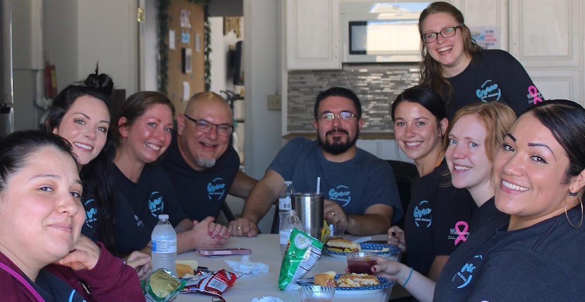Grace Home Cleaning Celebrating With Food