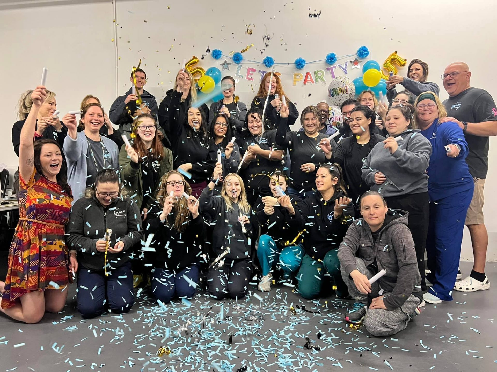 Grace Home Cleaning Pro Cleaners Celebrating